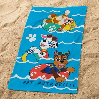 Afbeelding van PAW Patrol Strandlaken, Water 70 x 120 cm Katoen