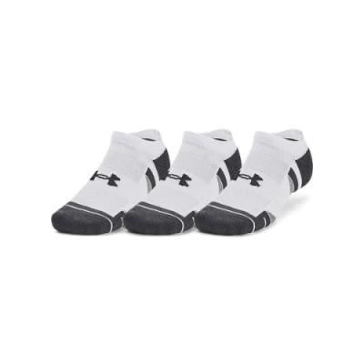 Afbeelding van Under Armour Unisex Performance TECH 3PACK NO SHOW Socks Enkelsokken, Heren, Maat: Medium, Weiss