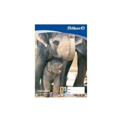 Image de Pelikan bloc de dessin c 4 20, a4, 100 g m2, 20 feuilles blanchi sans chlore, perforé (224824 c4 20)