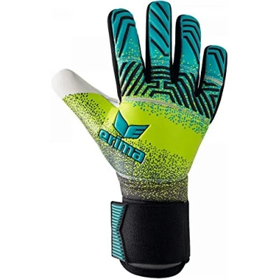 Afbeelding van Erima Keepershandschoenen Maat 6.5 Unisex Neon geel blauw zwart