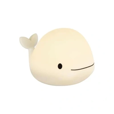 Afbeelding van EGLO Castellino Walvis Nachtlampje Kinderen &amp; Baby Draadloos 10.5 cm Wit RGB Licht Oplaadbaar Touch bediening