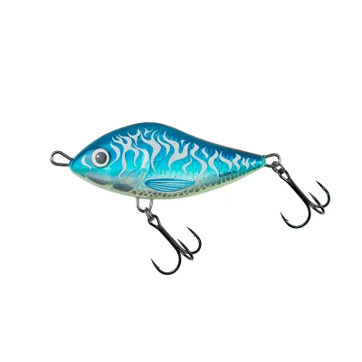 Afbeelding van Salmo Slider Sinking 12cm White Striper Jerkbait