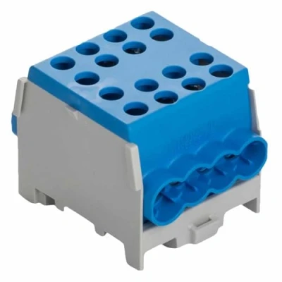 Afbeelding van Pollmann Aftakklemmen HLAK 35 1/6 M2 blauw