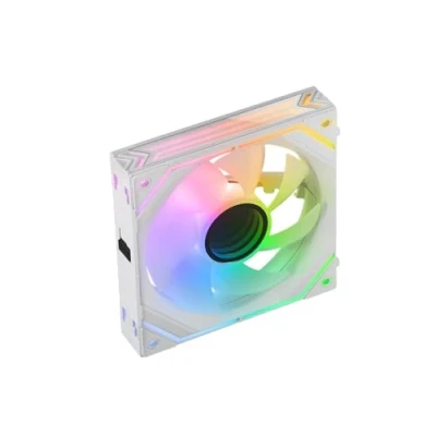 Afbeelding van MARSGAMING Mars Gaming MF LINKFINITY wit, modulaire ventilator PWM 120 mm, verbindingssysteem, Infinity Mirror ARGB verlichting, 360 graden, ultra stil, 12 dB
