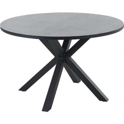 Afbeelding van Beliani MALETTO Tuintafel Grijs Aluminium