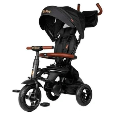 Afbeelding van Kinderwagen Ocio Trends New Rito Star Deluxe Driewieler Zwart