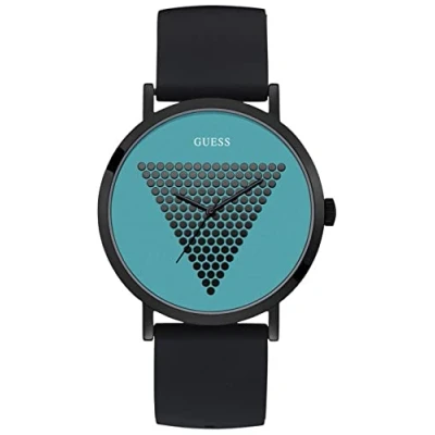 Afbeelding van Guess Zwart Rubber Horloge voor Stijlvolle Kleding