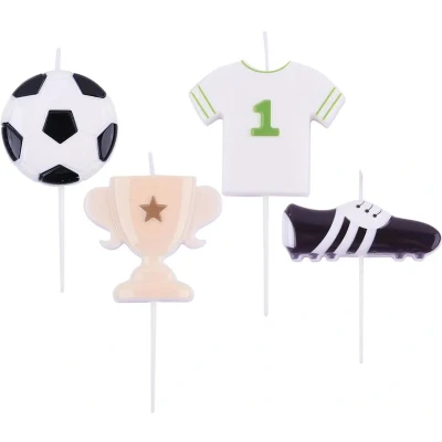 Afbeelding van PME Kaarsjes Voetbal Set/4