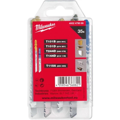 Afbeelding van Milwaukee Decoupeerzaagbladen Set (35 delig)