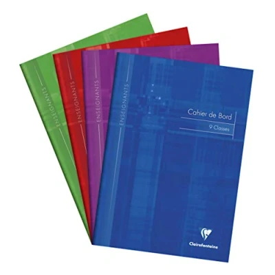 Afbeelding van Clairefontaine Notebook Edge 3129 C Class 9 genaaide cover, 21 x 29,7 cm 60 pagina&#039;s, verschillende kleuren