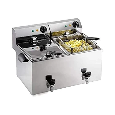 Afbeelding van Friteuse Profri 8+8 Liter