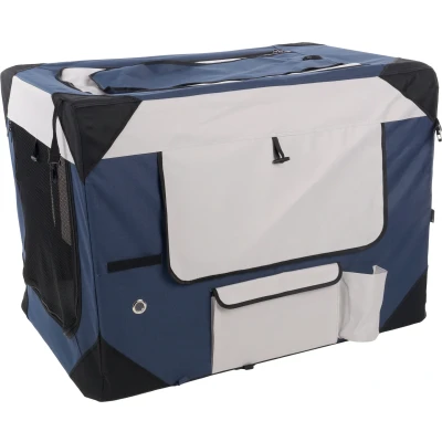 Afbeelding van Opvouwbare Reisbench hondenbench blauw XL