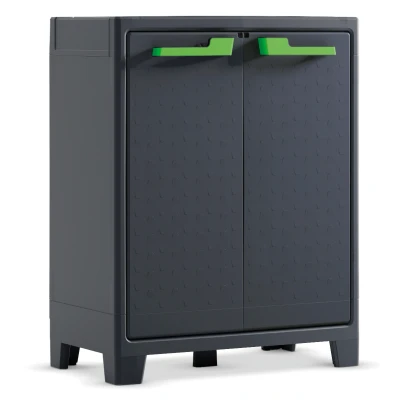 Afbeelding van Keter Moby Lage Kast 80x40x100 cm Opbergkast
