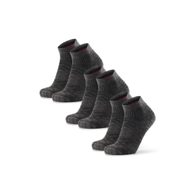 Afbeelding van DANISH ENDURANCE Korte Merino Wol Wandelsokken Dames en Heren 3 paar Maat 35 38