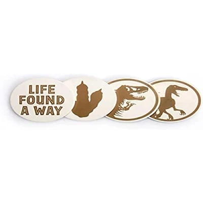 Afbeelding van Jurassic Park: Coasters Set of 4 (Ceramic)