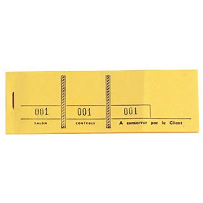Afbeelding van Passieve blokken, 3 kleppen, 4,8 x 15 cm, 100 vellen