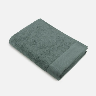 Afbeelding van Walra Badlaken Remade Cotton 70x140 100% katoen Donker Groen