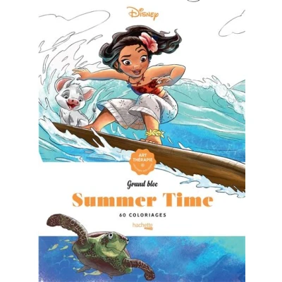 Image de Grands Blocs coloriages Disney Summer time
