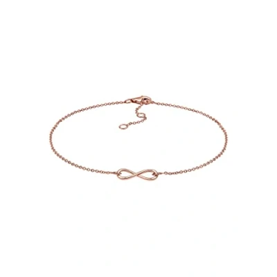 Afbeelding van Elli Dames Enkelbanden Oneindigheid Elegant in 925 Sterling Zilver