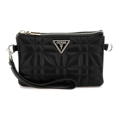 Afbeelding van Guess Latona MINI TOP ZIP Schoudertas, Dames, Maat: One Size, Black
