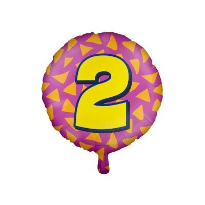 Image de Helium Balloon 2 ans Partie 45 cm