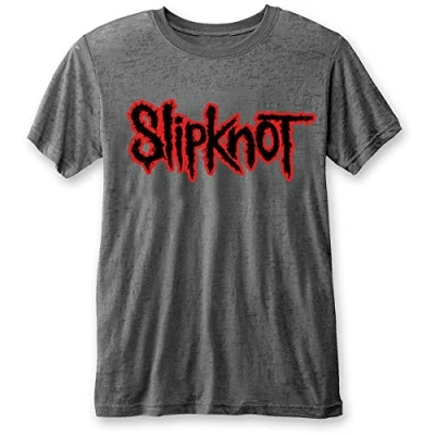 Afbeelding van Slipknot Logo Heren T shirt S Grijs