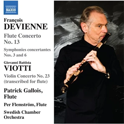Afbeelding van Patrick Gallois, Per Flemström, Swedish Chamber Orchestra Devienne: Flute Concerto No.13 . Symphonies Concertantes Nos.3 &amp; 6 (CD)