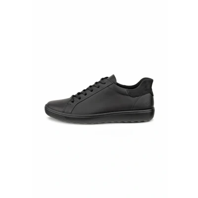 Afbeelding van Ecco Soft 7 dames sneaker zwart Maat 37