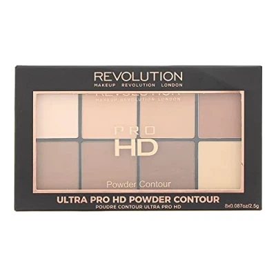 Afbeelding van Makeup Revolution Ultra Pro HD Powder Contour Palette Light Medium