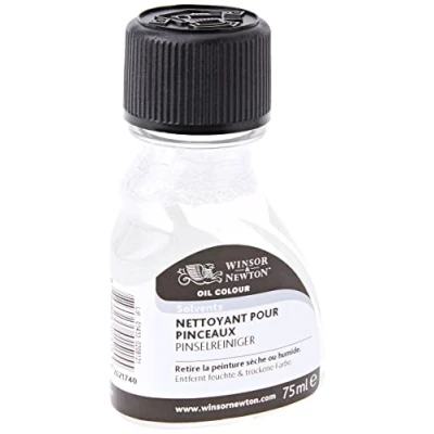 Afbeelding van Winsor &amp; Newton 2621740 Penseelreiniger voor acrylverf en olieverf, gedroogde kleuren worden veilig voorzichtig opgelost penselen, spatels