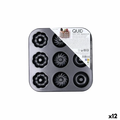 Afbeelding van Bakvorm Quid Sweet Grey Grijs Metaal (12 Stuks)