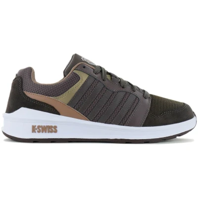 Afbeelding van K SWISS Rival Sneakers laag, Heren, Maat: 44, Chocolate brown toasted coconut Textiel
