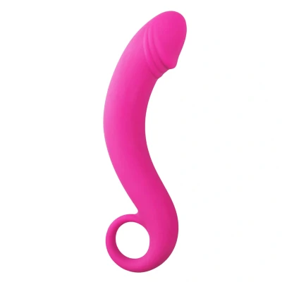 Afbeelding van Roze Siliconen Prostaat Dildo Levensecht Gevoel