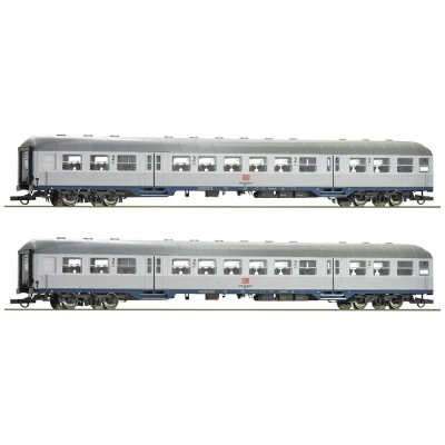 Afbeelding van Roco 6200035 H0 2 delige set 2: Stoptreinrijtuig van de DB AG 2. klasse Bn 719, 2e Bnr 725