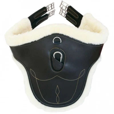 Afbeelding van Kentucky Springsingel Sheepskin Stud Black 115cm