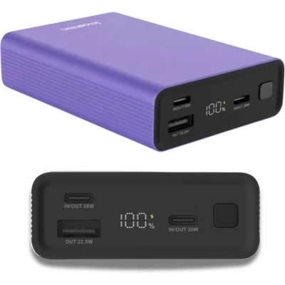 Afbeelding van imoshion Ultra Series Aluminium Powerbank 20.000 mAh Snelladen tot 33 watt Tropical Violet