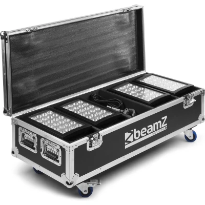 Afbeelding van Flightcase FL4 van BeamZ voor 4x Star Color 240 of 360 LED wash effecten