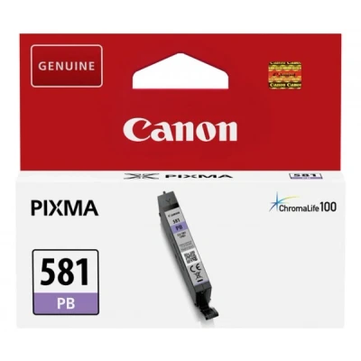 Afbeelding van Canon Inktcartridge Cli 581pb, 241 Foto&#039;s, Oem 2107c001, Photo Blue