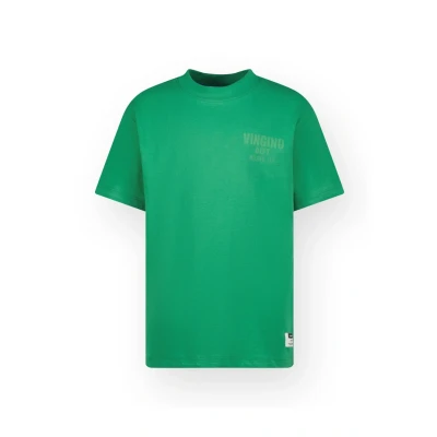 Afbeelding van Vingino Oversized Tshirt print voor kinderen, Maat: 140, Cactus green