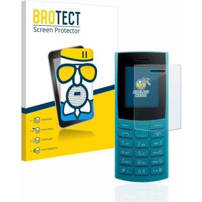 Afbeelding van BROTECT AirGlass Verre Mat (1 Stuk, Nokia 105), Smartphone beschermfolie, Grijs