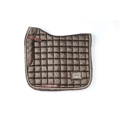 Image de HB Showtime Tapis de Selle Lake View Dressage Chocolat Full