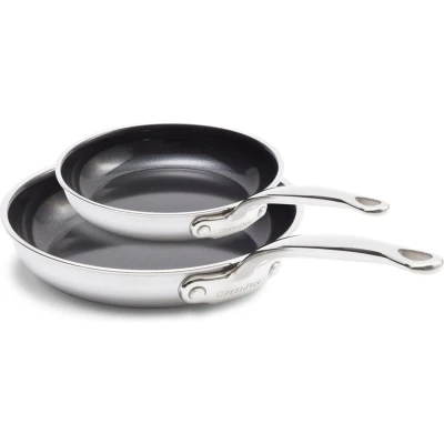Afbeelding van Greenpan Première Set Koekenpannen Met Keramische Antikleeflaag 20/28cm Pannenset