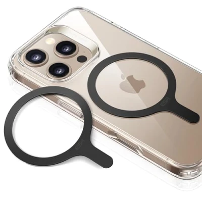 Afbeelding van ESR HaloLock 360 Universele MagSafe Ring Sticker (2 Pack) Zwart