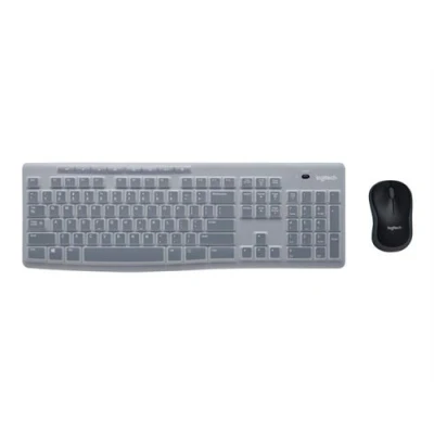 Image de Logitech MK270 Wireless Combo for Education with Protective Keyboard Cover Ensemble clavier et souris sans fil 2.4 GHz universitaire