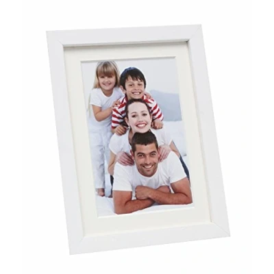 Afbeelding van Deknudt Frames Fotolijst wit met passe partout 40x60 / 50x70 cm