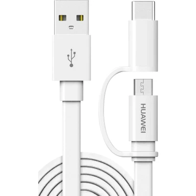 Afbeelding van Huawei datakabel mirco USB &amp; C wit