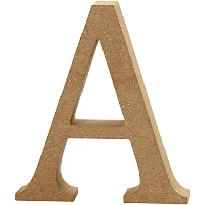 Image de Creative lettre A MDF 13 cm