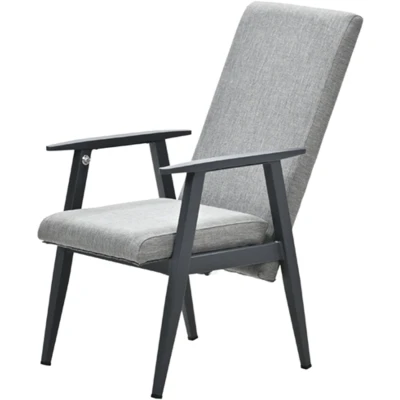 Afbeelding van Garden Impressions Foggia verstelbare fauteuil carbon black sand texfiber