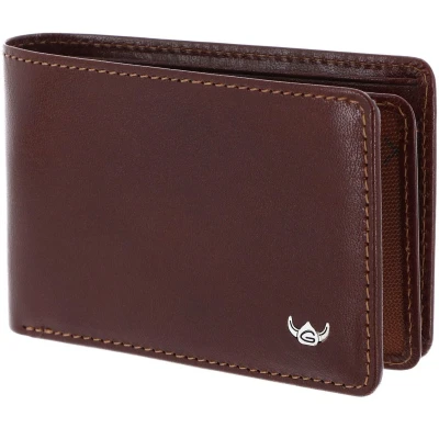 Afbeelding van Golden Head Colorado RFID portemonnee leer 7,5 cm, Tabak, Eén maat,