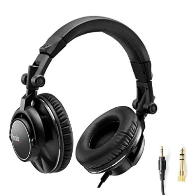 Afbeelding van Hercules DGP DJ60 Over Ear koptelefoon DJ Kabel Zwart Vouwbaar